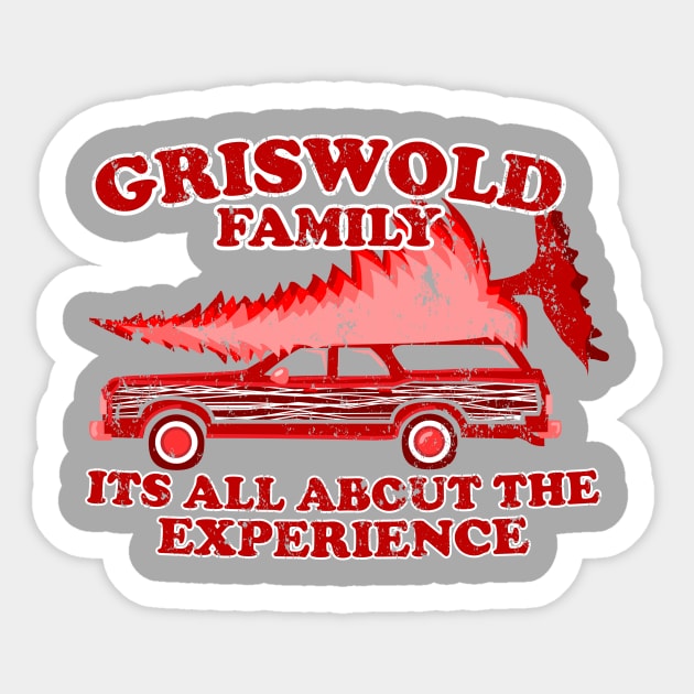 Griswold Family Christmas Distressed Sticker by Christ_Mas0